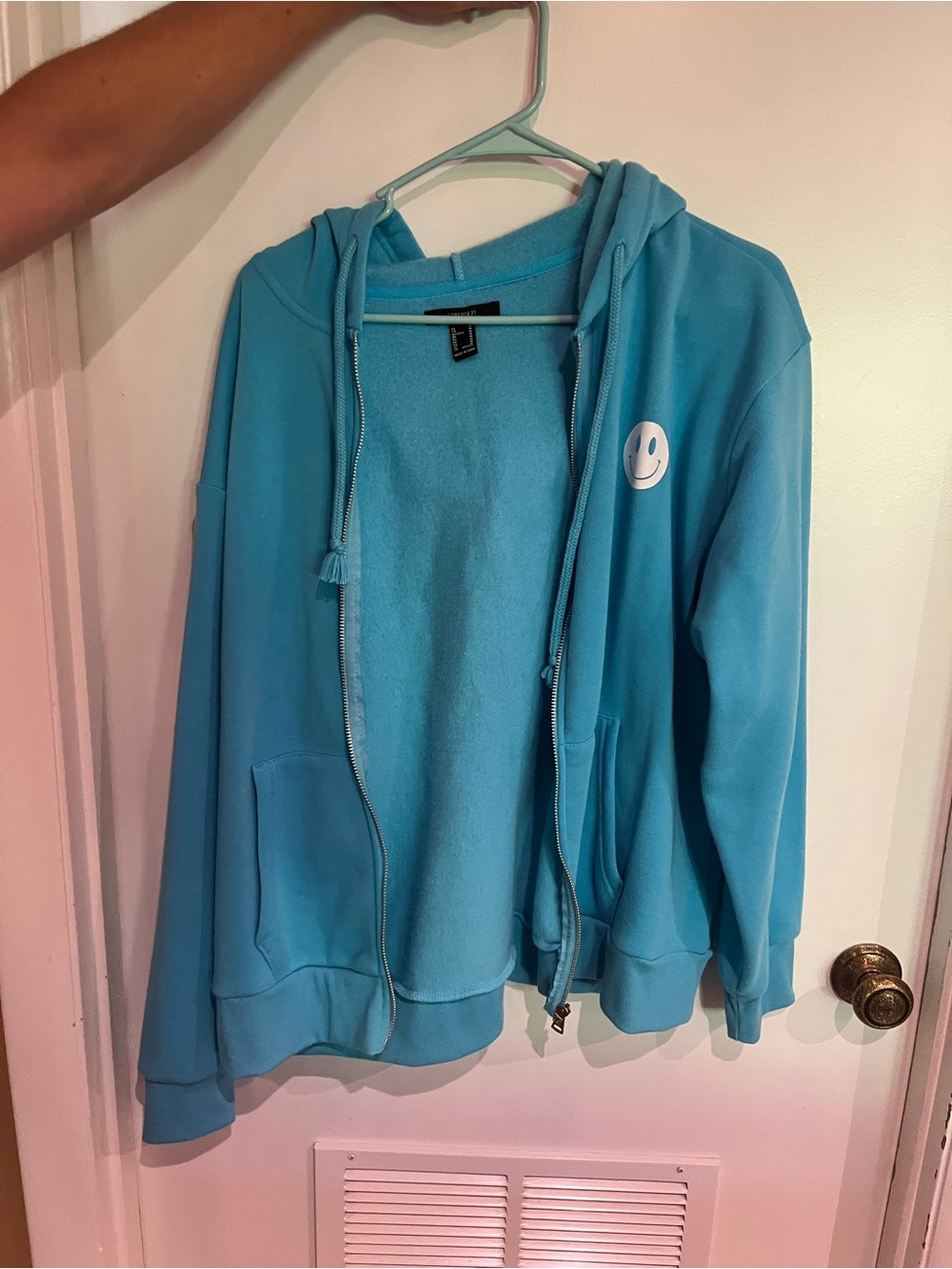 Forever 21 Light Turquoise Blue Hoodie